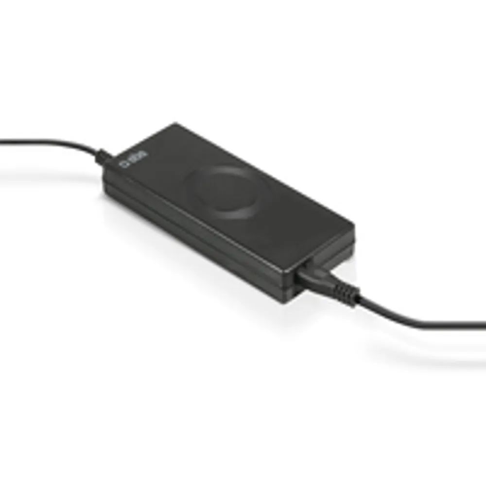 SBS Tragbares Netzteil für Notebooks 70W mit Adaptern - Notebook - Indoor - 70 W - Schwarz - 2,2 m - 1 Stück(e)