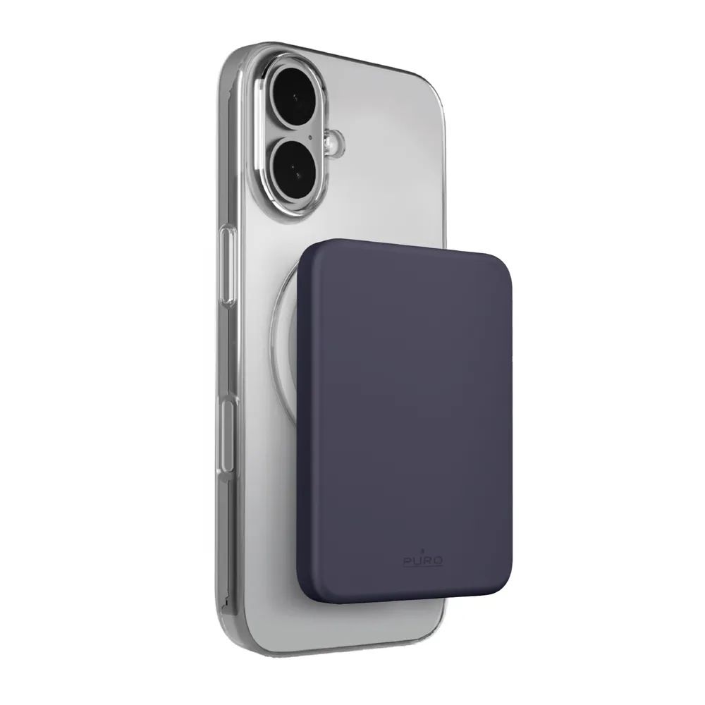 PURO Induktions Powerbank 15W, 4.200 mAh, MagSafe schwarz