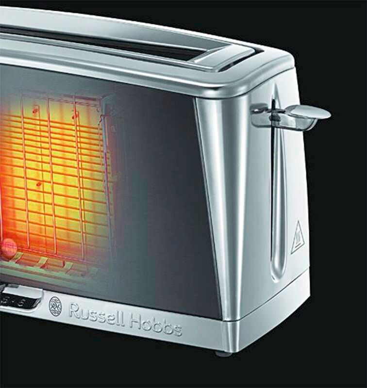 Russell Hobbs Luna Moonlight Grey Langschlitz-Toaster