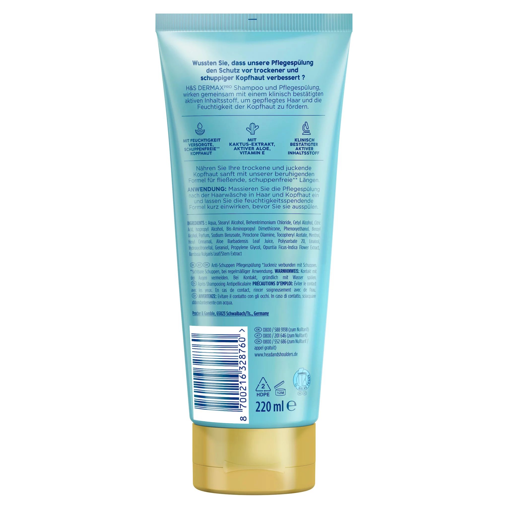 Head & Shoulders Derma x Pro Spülung Beruhigend