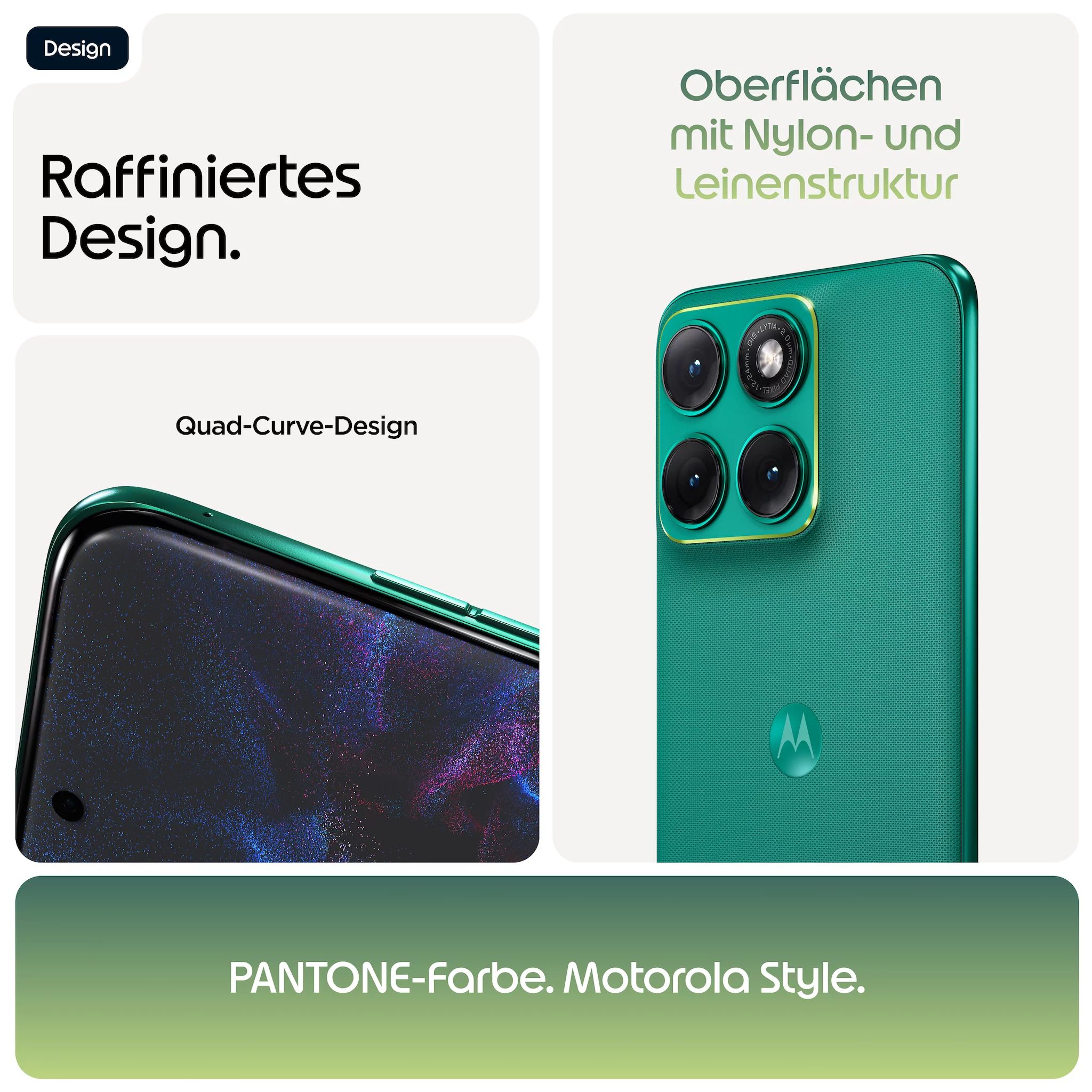 Motorola edge70 Fusion 8/256GB, PANTONE Sporting Green