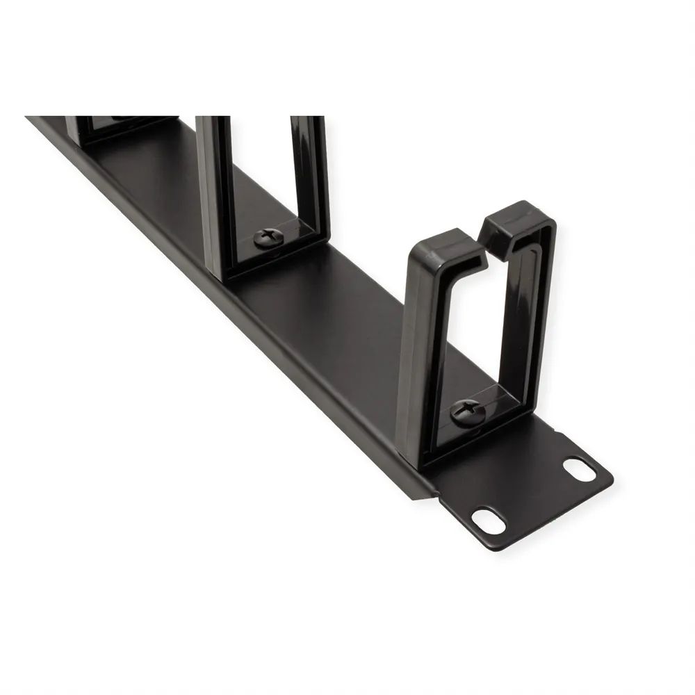 VALUE 19-Zoll-Frontplatte, h/v Kabelführung, Typ C, schwarz