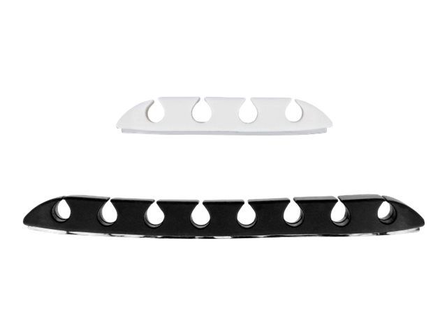 Delock Kabelhalter-Kit - Tisch montierbar, Oberfläche montierbar, geeignet für Wandmontage