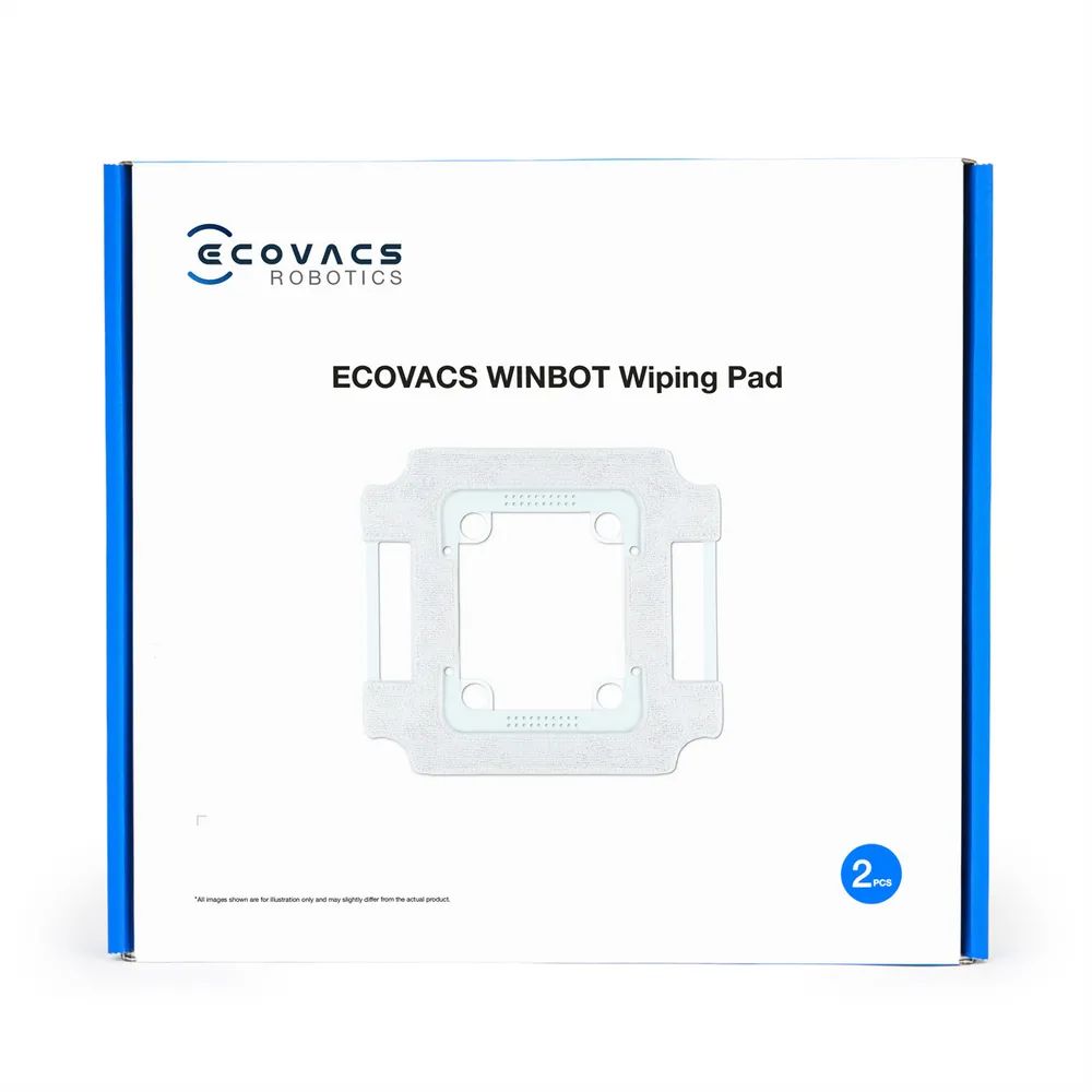 Ecovacs Reinigungstücher mit Halterung 2 Stk., zu Winbot W3 OMNI