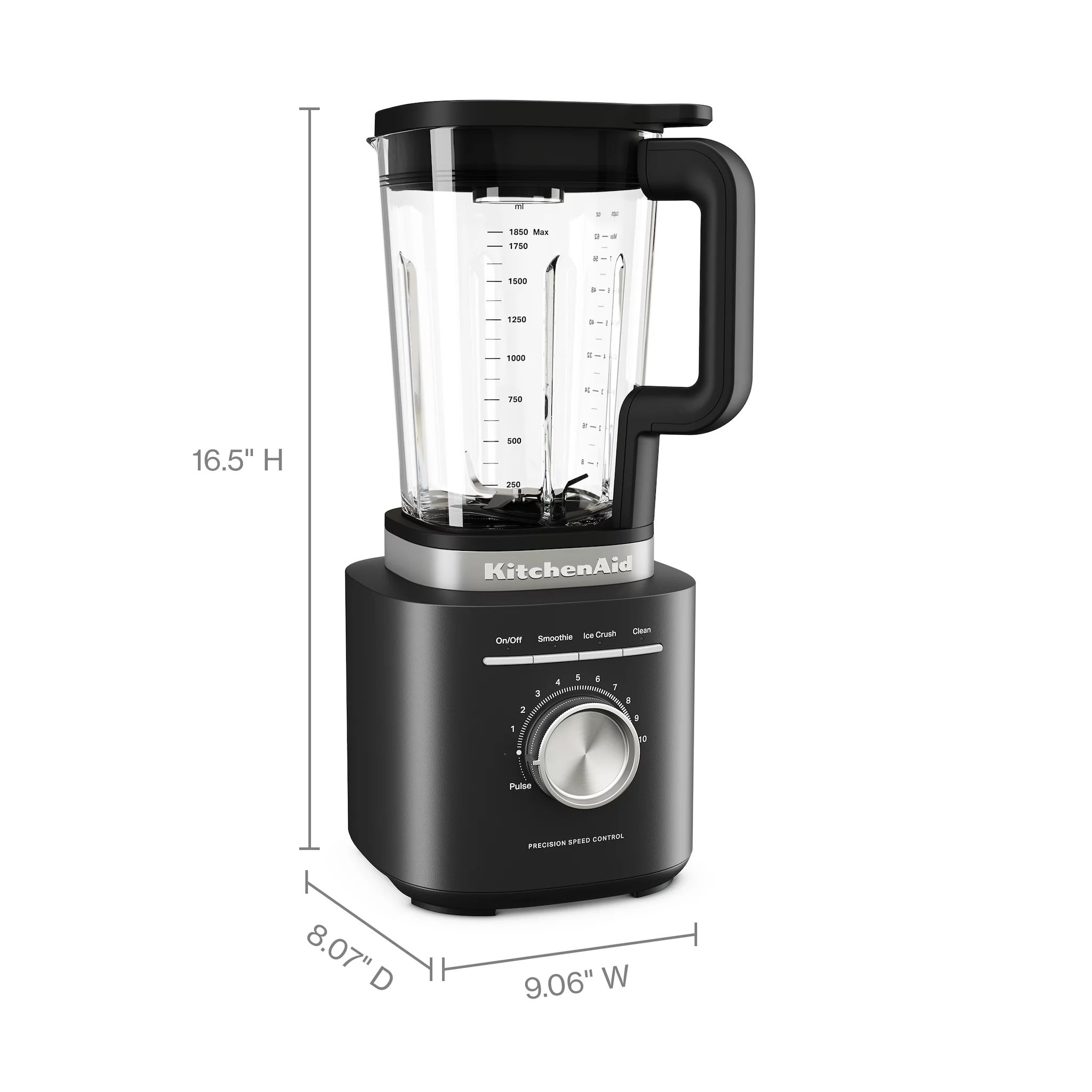 KitchenAid 1,85 L Pure Power - Matt Schwarz