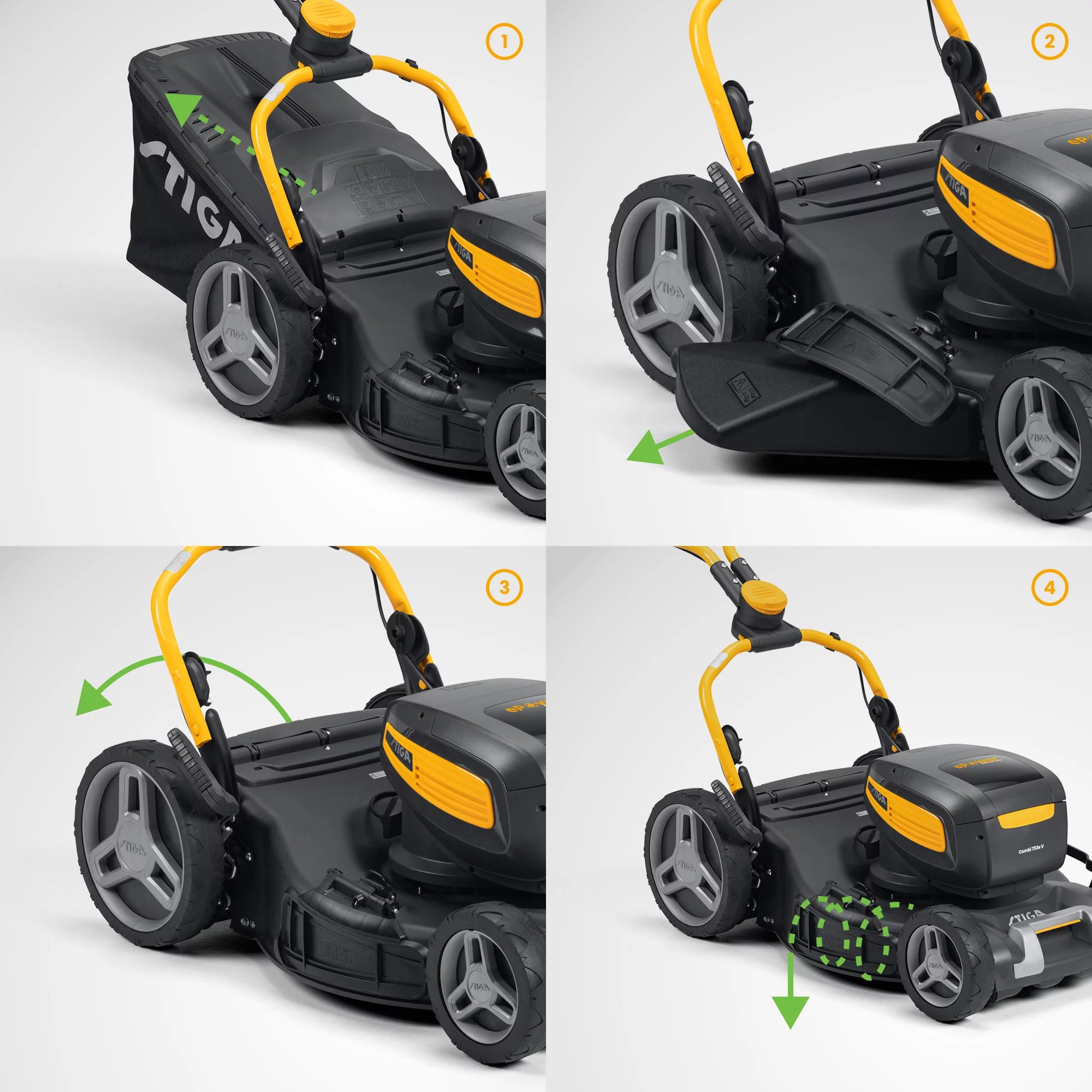 STIGA Combi 753e V Kit inkl. 2x Akku und Ladegerät