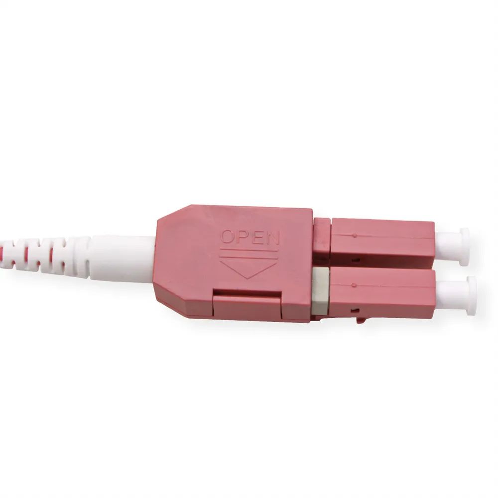 ROLINE LWL-Kabel duplex 50/125µm OM4, LC/LC, UNIBOOT, violett, 3 m