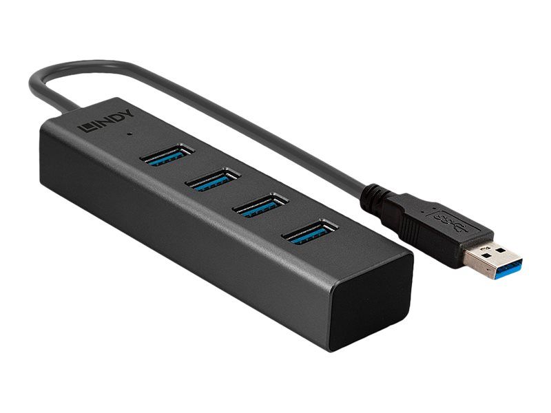 Lindy Hub - 4 x USB 3.2 Gen 1 - Desktop