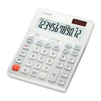 Casio DE-12E-WE - Desktop - Einfacher Taschenrechner - 12 Ziffern - Batterie/Solar - Weiß