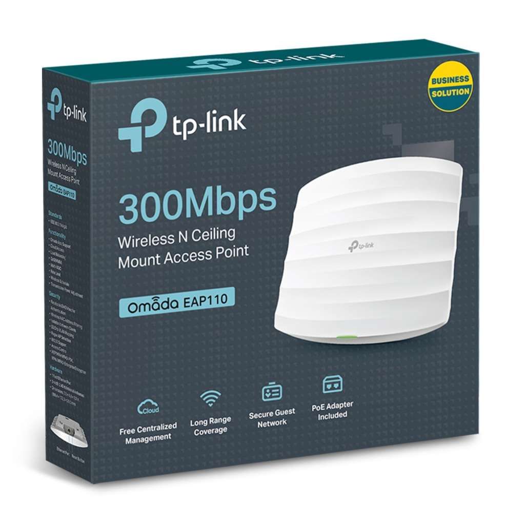 TP-LINK Omada EAP110 - Accesspoint - 100Mb LAN