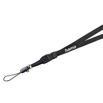 Hama Trageschlaufe mit Schnellverschluss, 45 cm, Schwarz