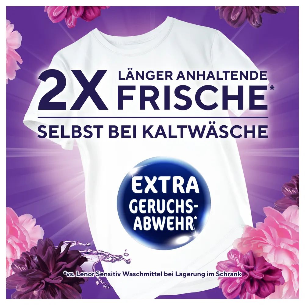 Lenor WM Pulver Amethyst & Blütentraum 2.25KG 