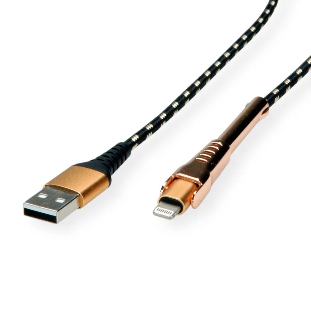 ROLINE Gold - Lightning-Kabel - Lightning männlich zu USB männlich