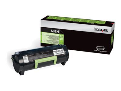 Lexmark 502H - Hohe Ergiebigkeit - Schwarz - original