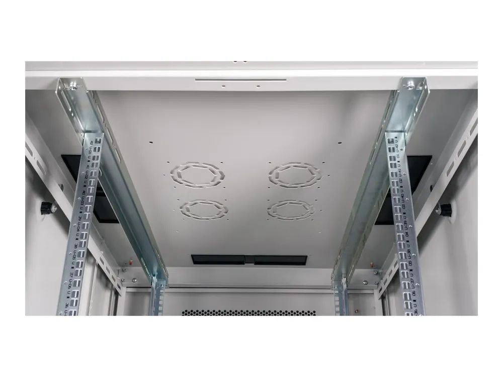 ROLINE Basic - Schrank Netzwerkschrank - perforierte Tür, 800x1000 BxT - RAL 7035, Hellgrau - 42HE - 48.3 cm (19")