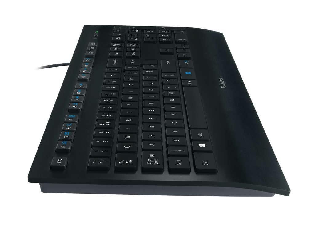 Logitech K280e - Tastatur - USB - Deutsch - Schwarz