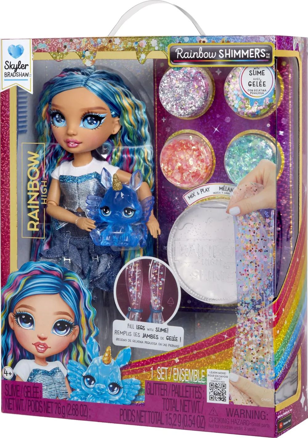 MGA Entertainment Inc. Rainbow High Shimmers with Slime - Skyler