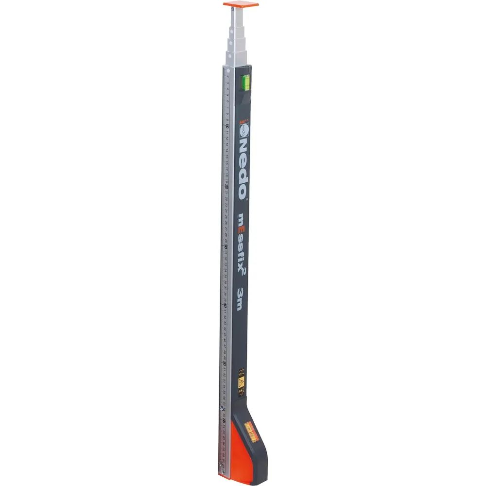 NEDO Teleskopmessstab mEssfix 2 ausziehbar 104-501 cm im Etui