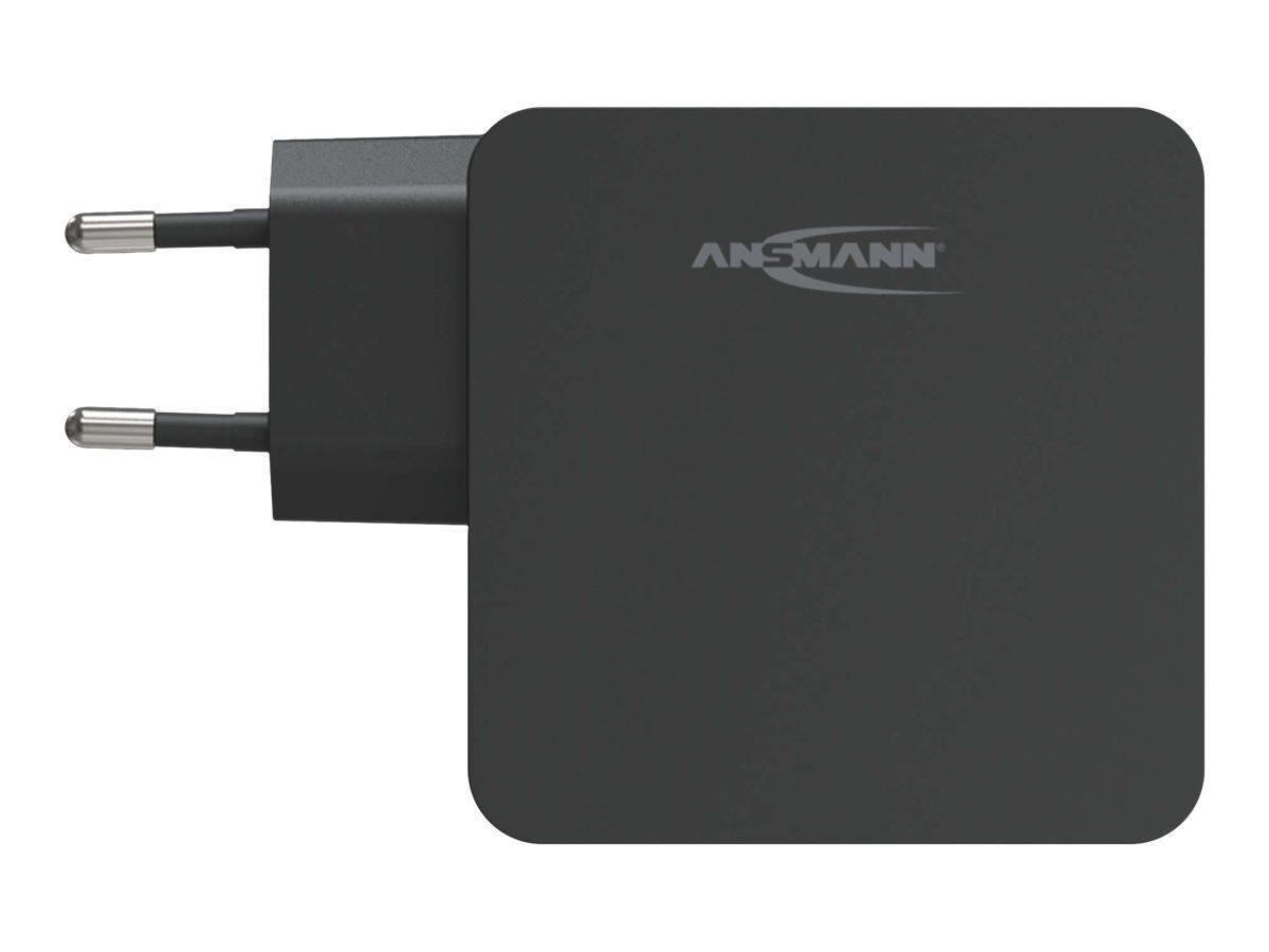 Ansmann 247PD - Netzteil - 45 Watt - 4700 mA - PD, QC 3.0 - 2 Ausgabeanschlussstellen (USB, 24 pin USB-C)