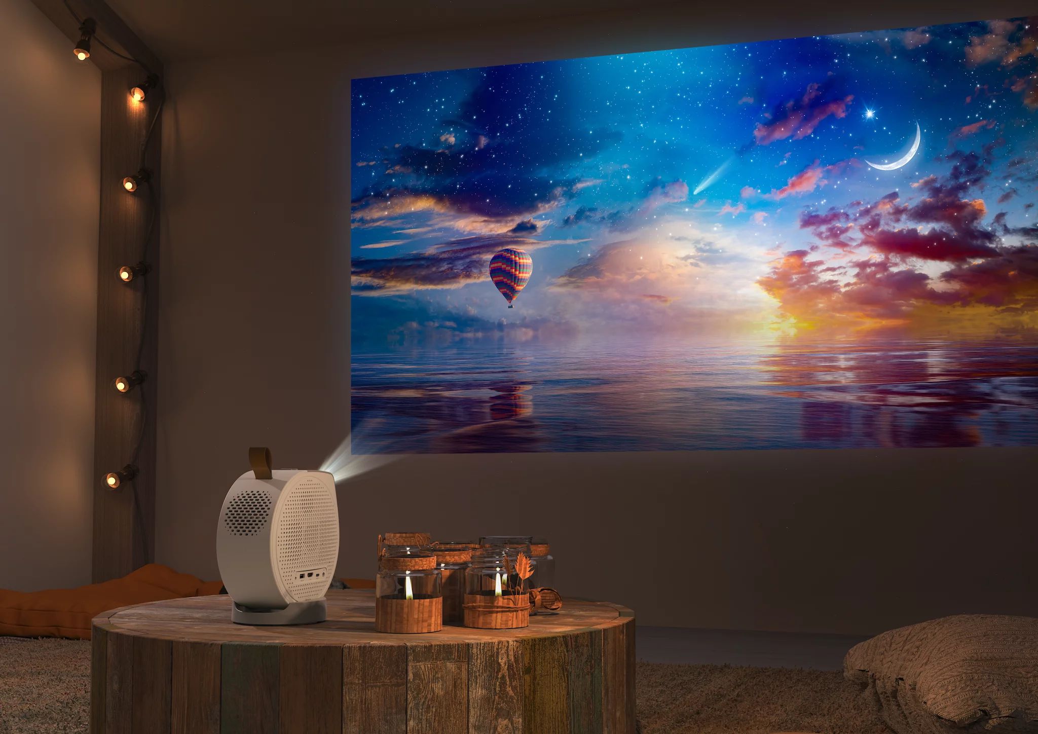 BenQ GV50 Portable Full-HD Smart Beamer