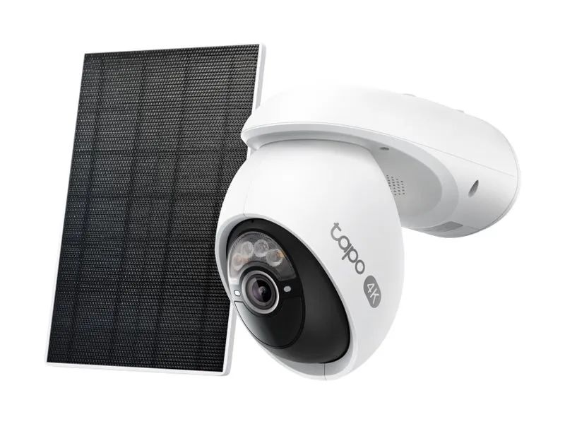 TP-LINK Tapo C660 KIT V1 - Solar-Powered Security Camera Kit - Netzwerk-Überwachungskamera - schwenken / neigen - Außenbereich - wetterbeständig - Farbe (Tag&Nacht)