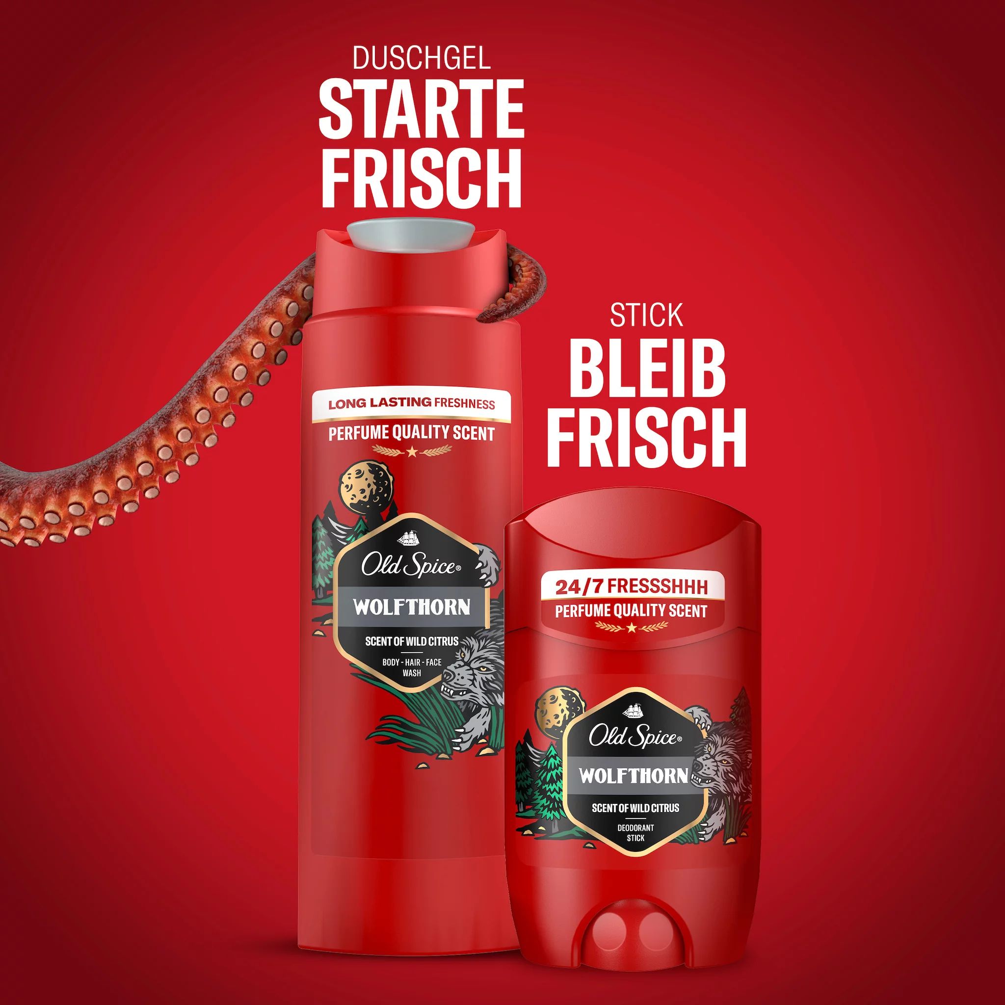 Old Spice Geschenkset Gamer Wolfthorn (Stick, SG)