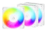 Arctic P12 Pro Reverse A-RGB PWM Lüfter - 120mm weiß 3er-Pack - Gehäuse-Lüfter - 3.000 rpm