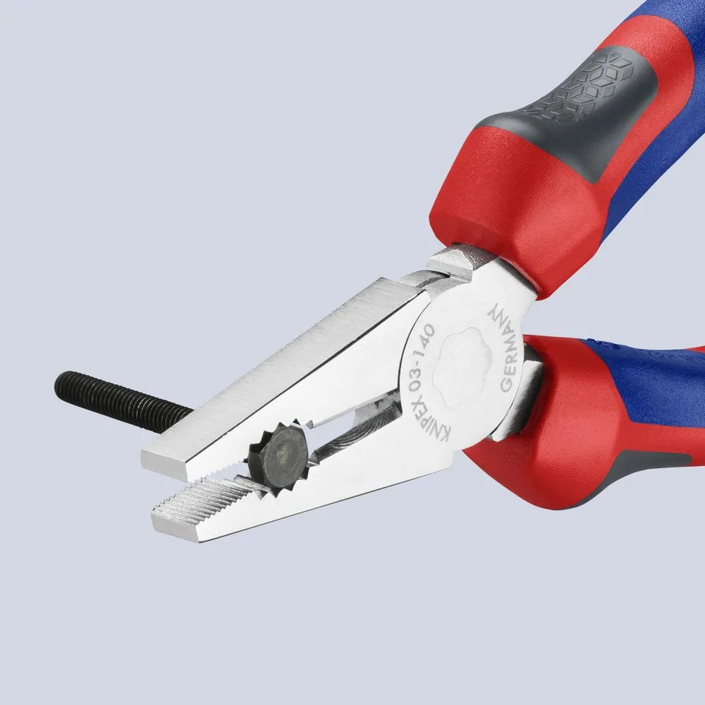 KNIPEX Kombizange mit Comfort-Griffen verchromt 140 mm