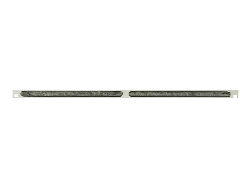Lanview by Logon - Rack-Bürstenleiste - L bent - weiß, RAL 7035 - 0.5U - 48.3 cm (19")