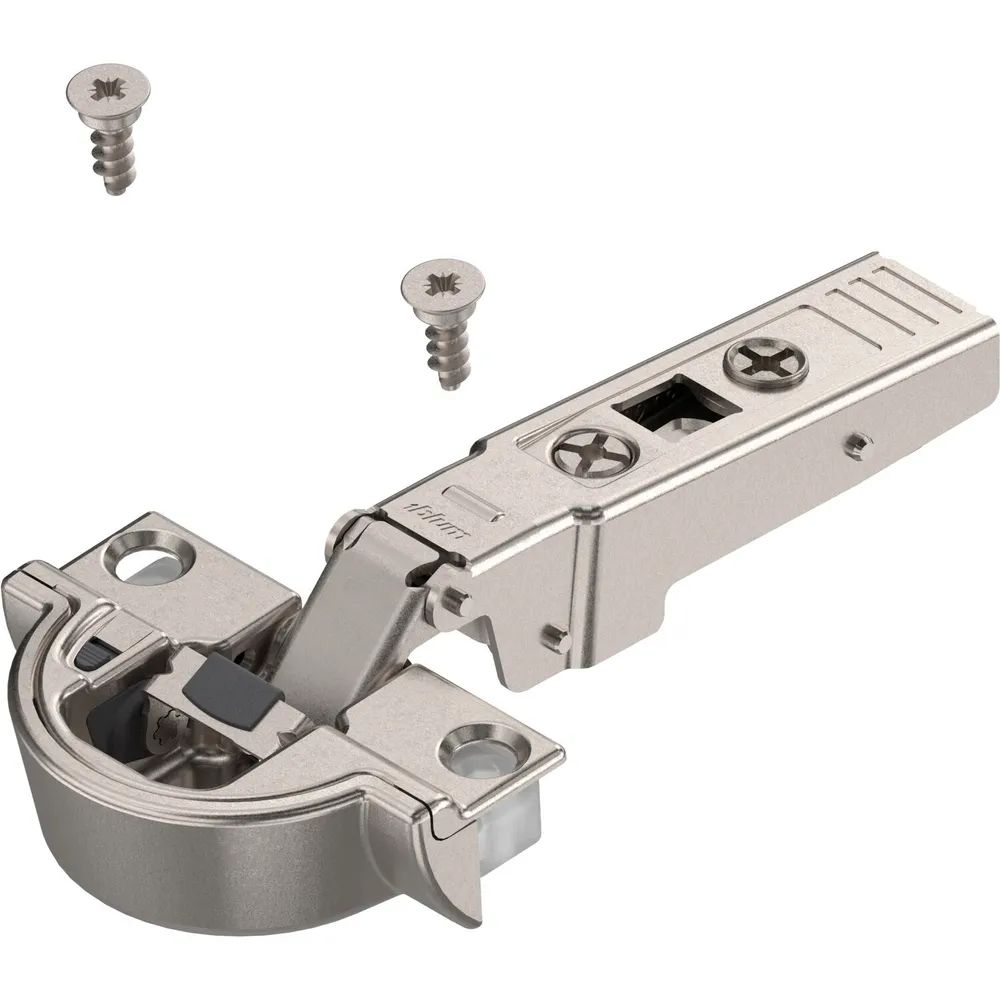 BLUM CLIP top BLUMOTION Alurahmenscharnier 95°, gerade mit Feder, Schrauben