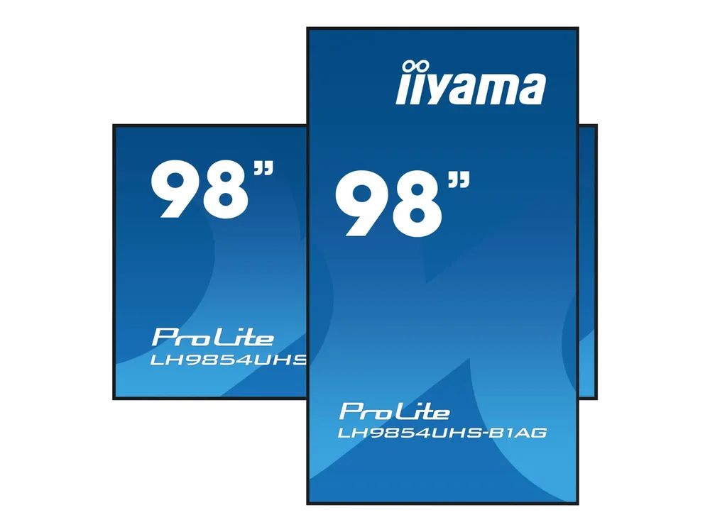 Iiyama LH9854UHS-B1AG - 249 cm (98") Diagonalklasse LH54 Series LCD-Display mit LED-Hintergrundbeleuchtung - interaktive Digital Signage - mit mit SoC Mediaplayer - 4K UHD (2160p)