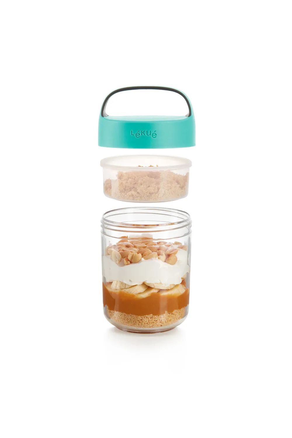 Lékué Becher To Go 400 ml - Turquoise