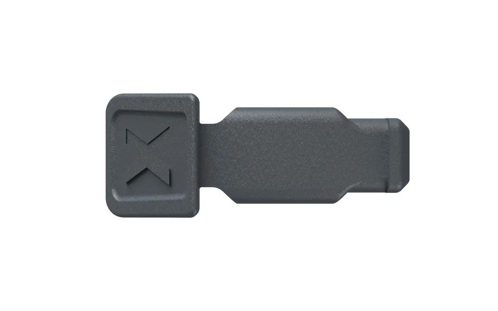 KNIPEX ColorCode Clips anthrazit (10 Stück) 21 mm