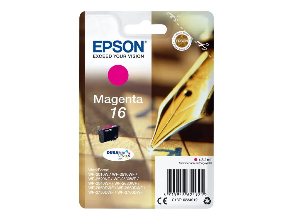 Epson 16 - 3.1 ml - Magenta - original - Blister