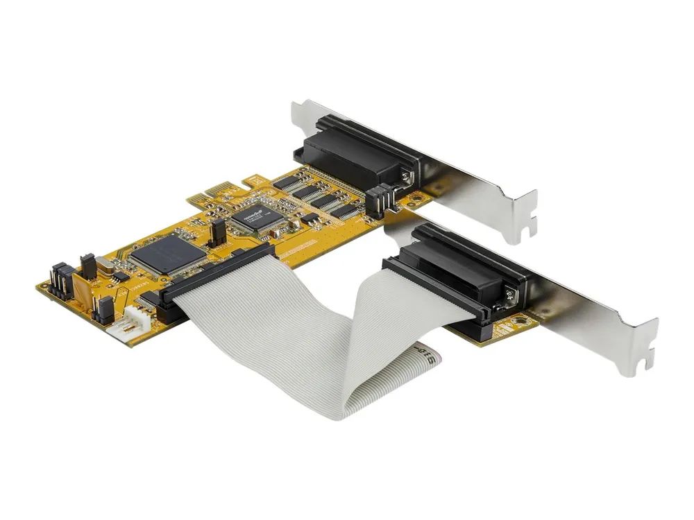 StarTech.com PEX8S1050LP PCI Express Schnittstellenkarte (8 Ports, RS232, PCIe, low profile, 16550 UART, DB9 Serial Card)