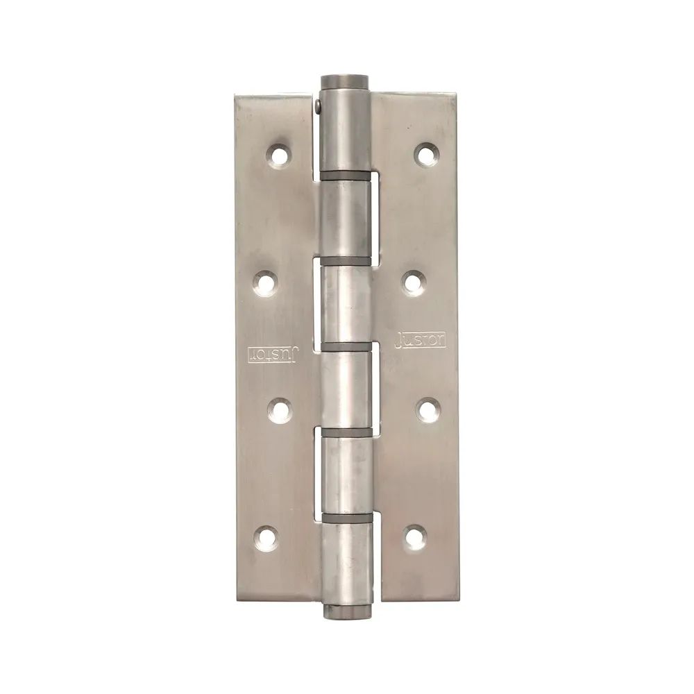 Justor Pendeltürband einseitig wirkend, Rollen ø 18 mm, Höhe 180 mm, eckig, Edelstahl