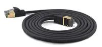 WANTEC Extra dünnes CAT7 SSTP Patchkabel - 10 m - Cat7 - S/FTP (S-STP) - RJ-45 - RJ-45 - Schwarz