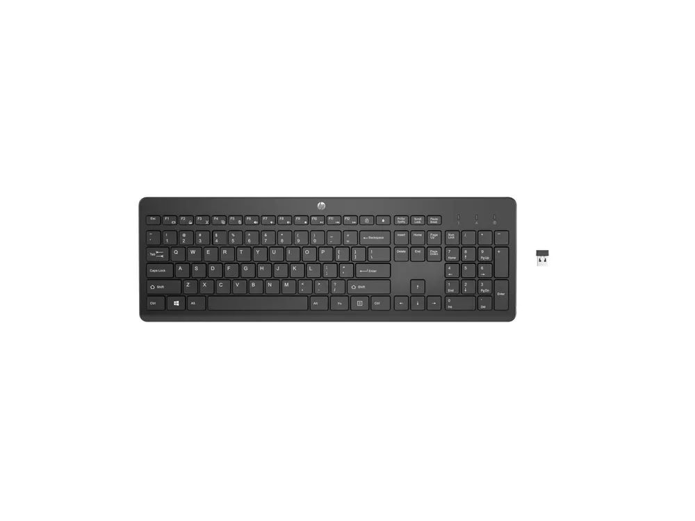 HP 230 - Tastatur - kabellos - 2.4 GHz - QWERTY