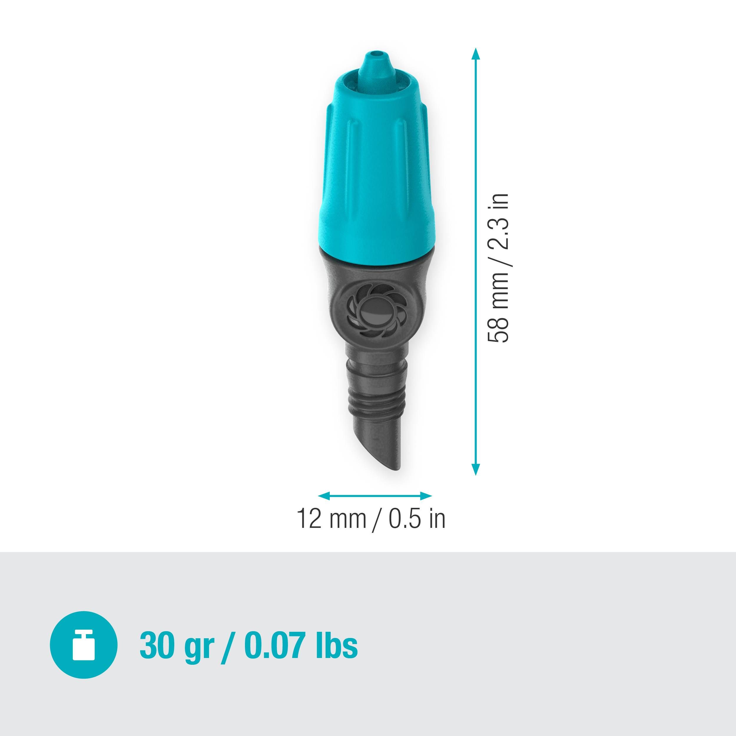 Gardena Micro-Drip-System Regulierbarer Endtropfer 0-15 l/h - Inhalt: 10 Stück