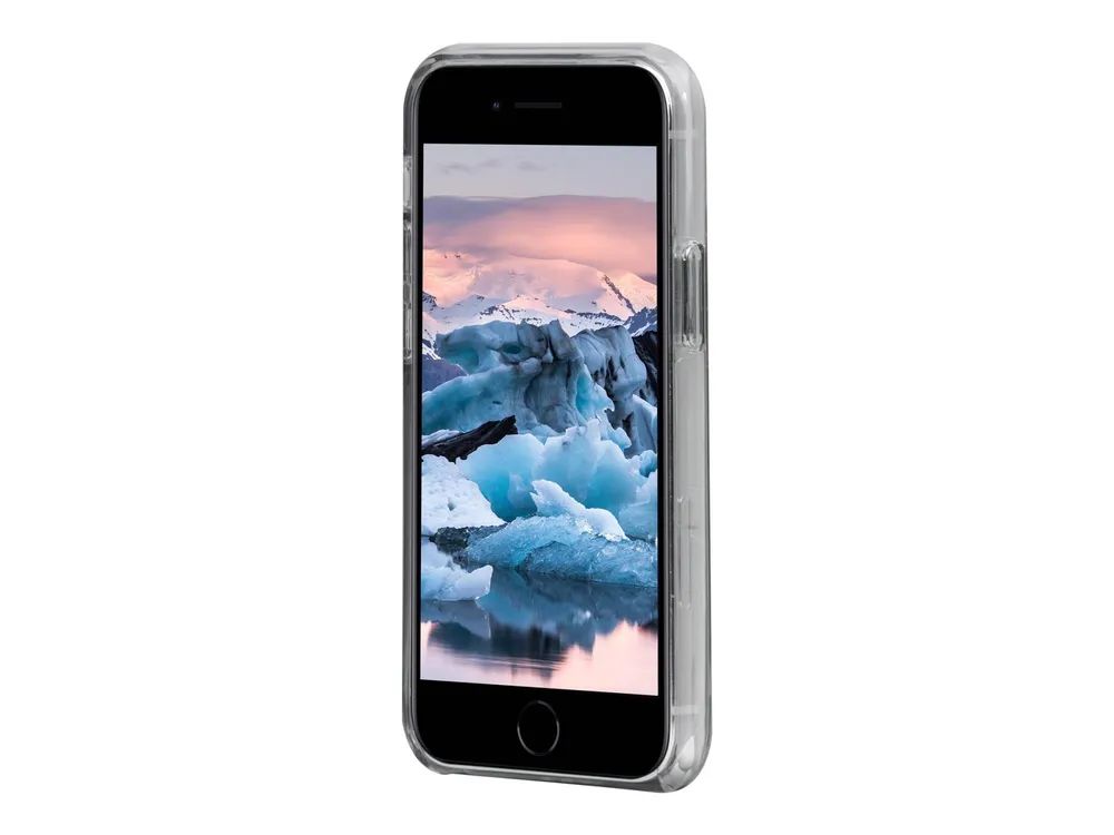 dbramante1928 Iceland - Hintere Abdeckung für Mobiltelefon - Snap-on - 100 % recycelter Kunststoff - klar - für Apple iPhone 7, 8, SE (2. Generation)