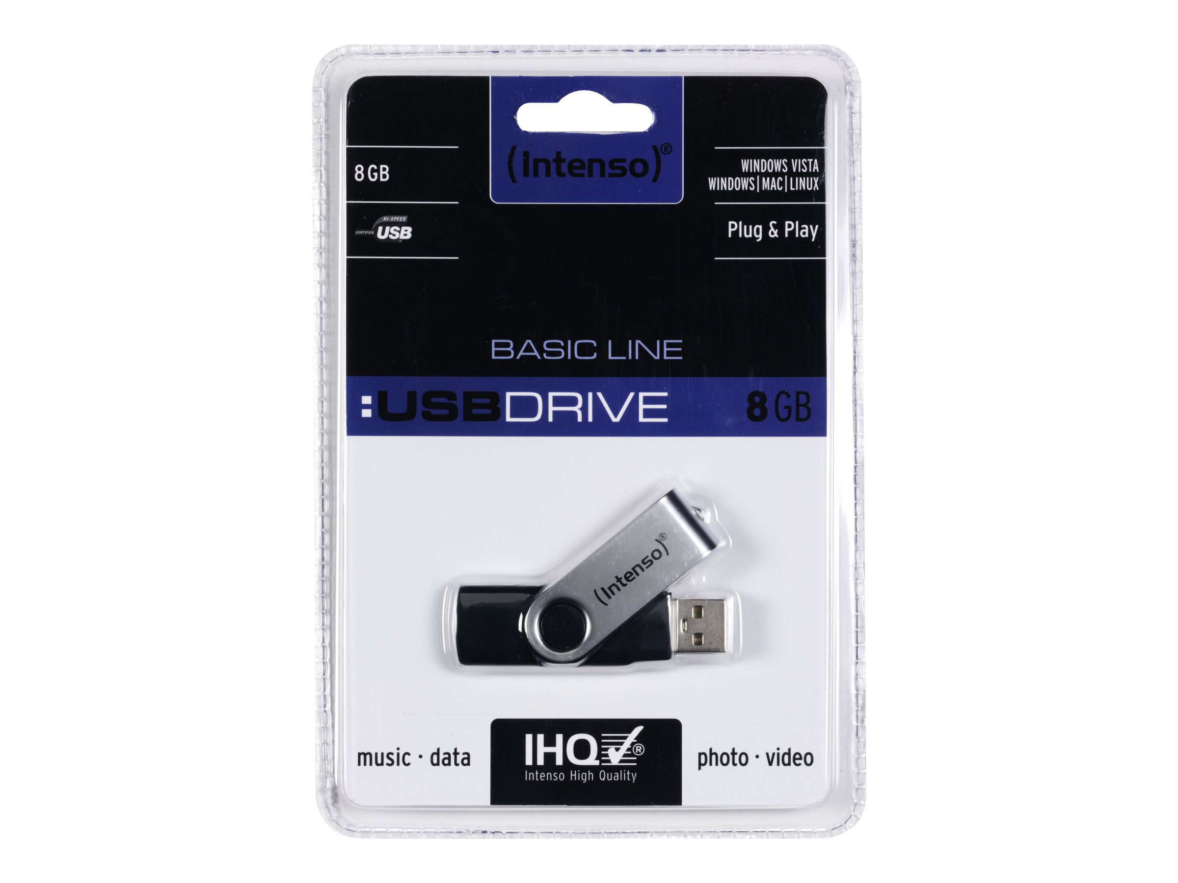 Intenso Basic Line - USB-Flash-Laufwerk - 8 GB
