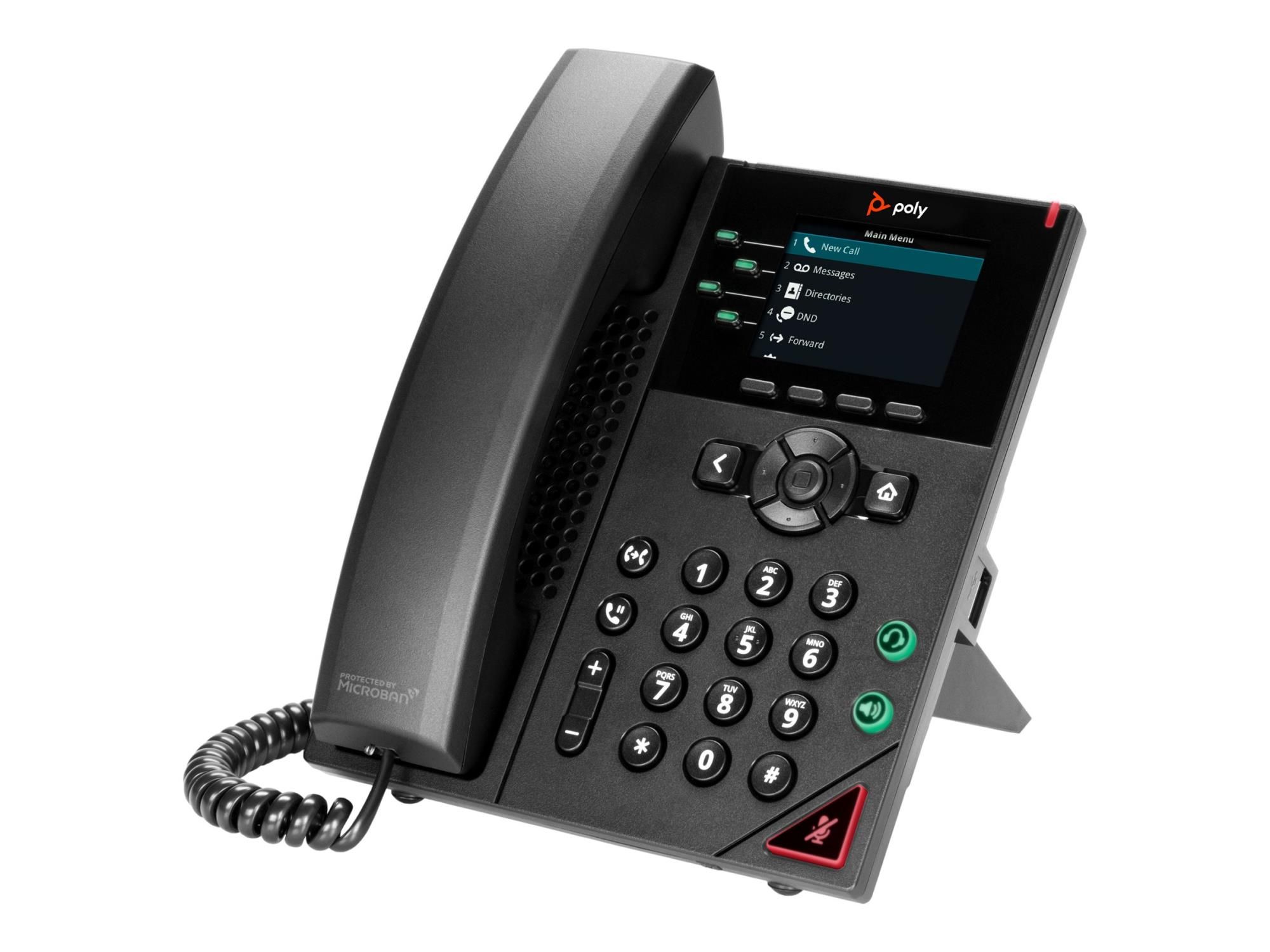 Poly VVX 250 - VoIP-Telefon - dreiweg Anruffunktion