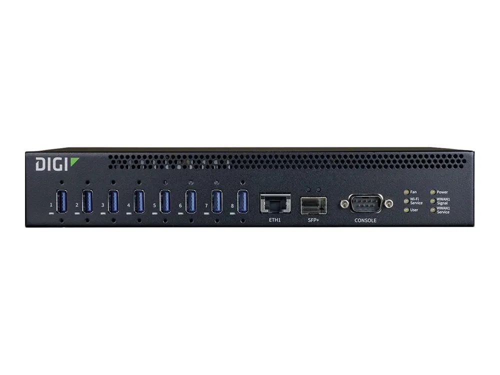Digi International Digi AnywhereUSB 8 Plus - Hub - managed - 8 x