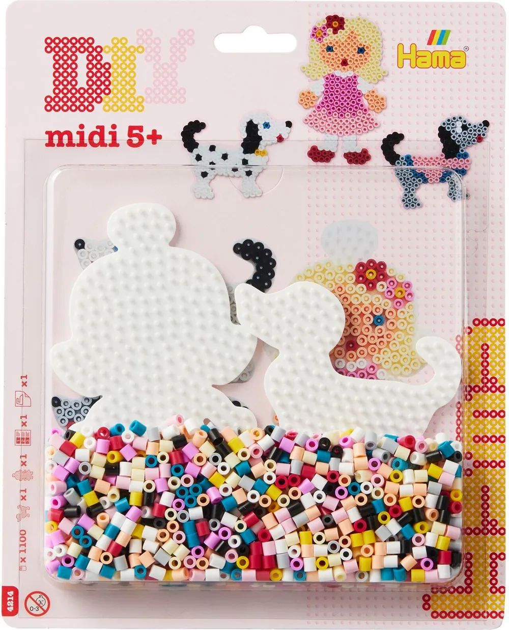 Malte Haaning Plastic A/S HAMA Blister Mädchen und Hund
