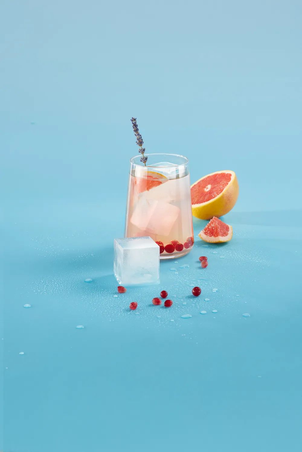 Lékué XL Quadratische Eiswürfelform - Turquoise