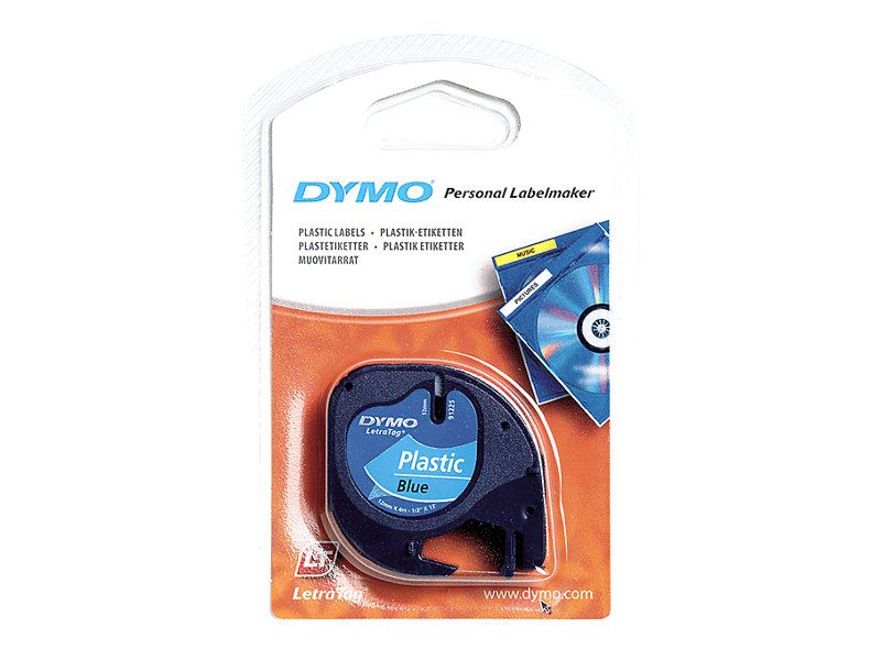 Dymo LetraTAG - Kunststoff - Blau - Rolle (1,2 cm x 4 m)
