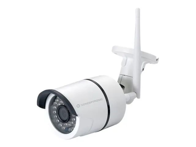 Conceptronic JARETH HD Wireless Cloud IP Camera - Netzwerk-Überwachungskamera - Außenbereich - wetterfest - Farbe (Tag&Nacht)