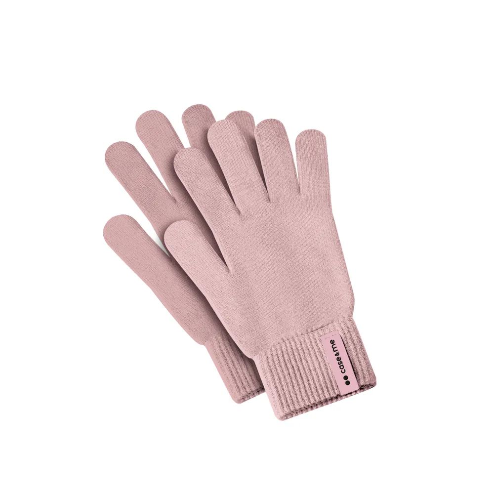 CASE&ME Touchscreen-Winterhandschuhe, pink