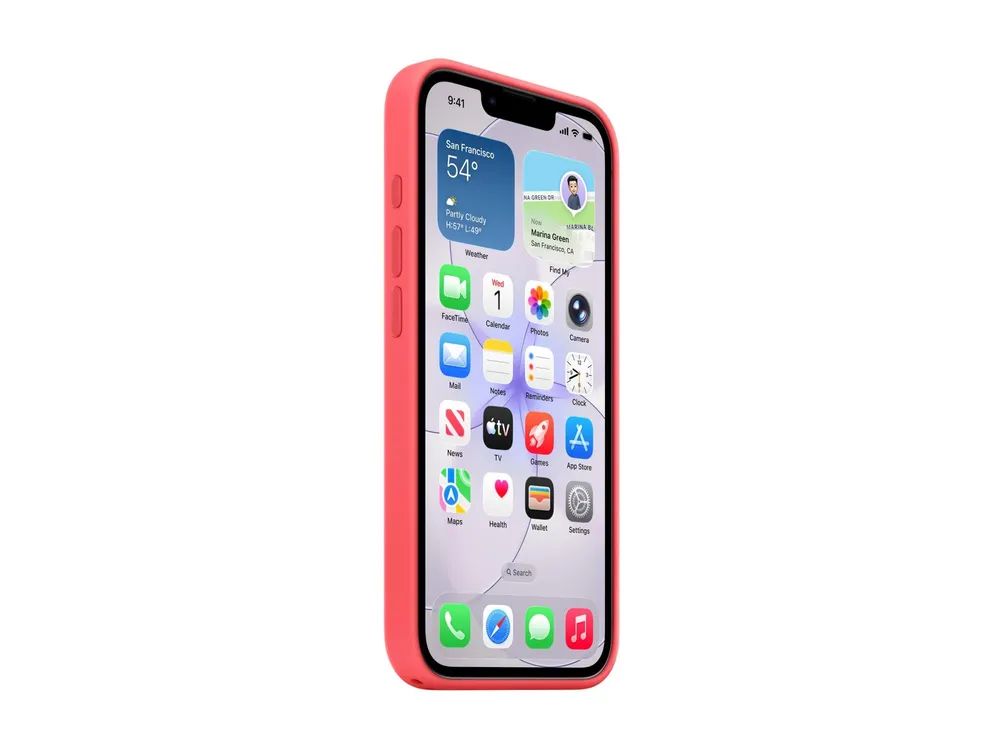 Apple Hintere Abdeckung für Iphone 17e Rot