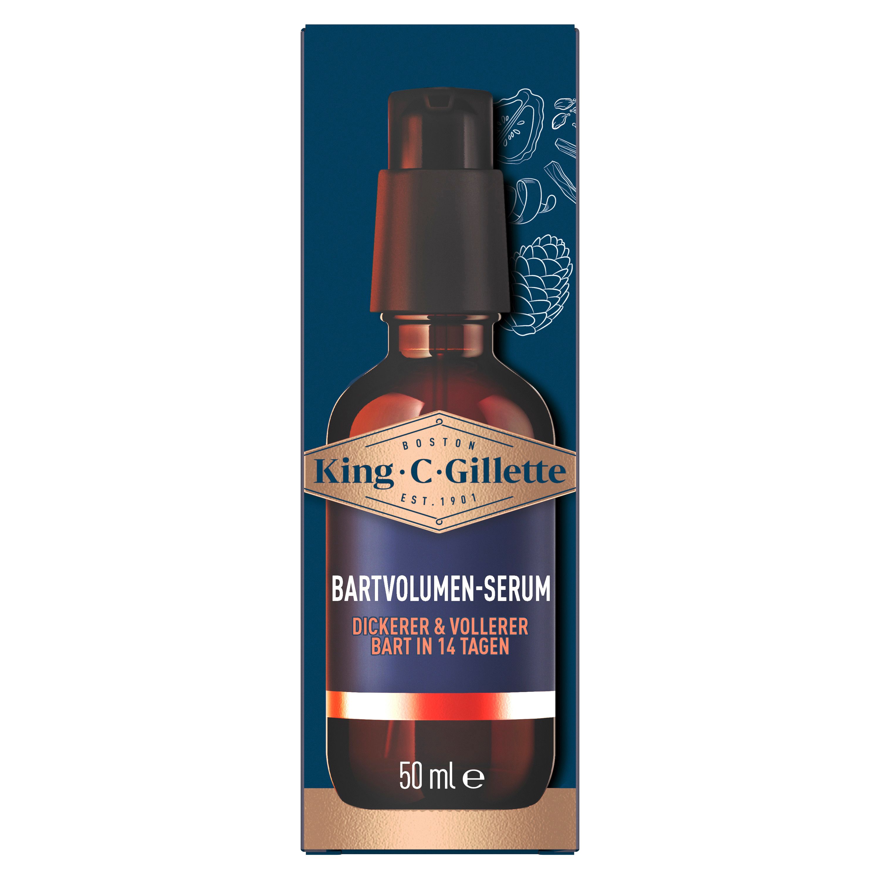 King C. Gillette Bartvolumen Serum 50 ml